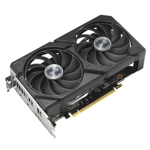 ASUS Dual Radeon™ RX 9060 XT 8GB GDDR6 Graphics Card (PCIe 5.0, HDMI 2.1b, DisplayPort 2.1a, 2.5-Slot Design, Axial-tech Fan Design, 0dB Technology, and More)