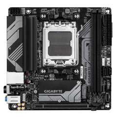 GIGABYTE A620I AX (AM5/ LGA 1718/ AMD/ A620/ Mini-ITX/ 5-Year Warranty/ DDR5/ Single M.2/ PCIe 4.0/ USB 3.2 Gen1 Type-C/Realtek Wi-Fi 6E/ Realtek 2.5GbE/ Q-Flash Plus/PCIe EZ-Latch/Motherboard)