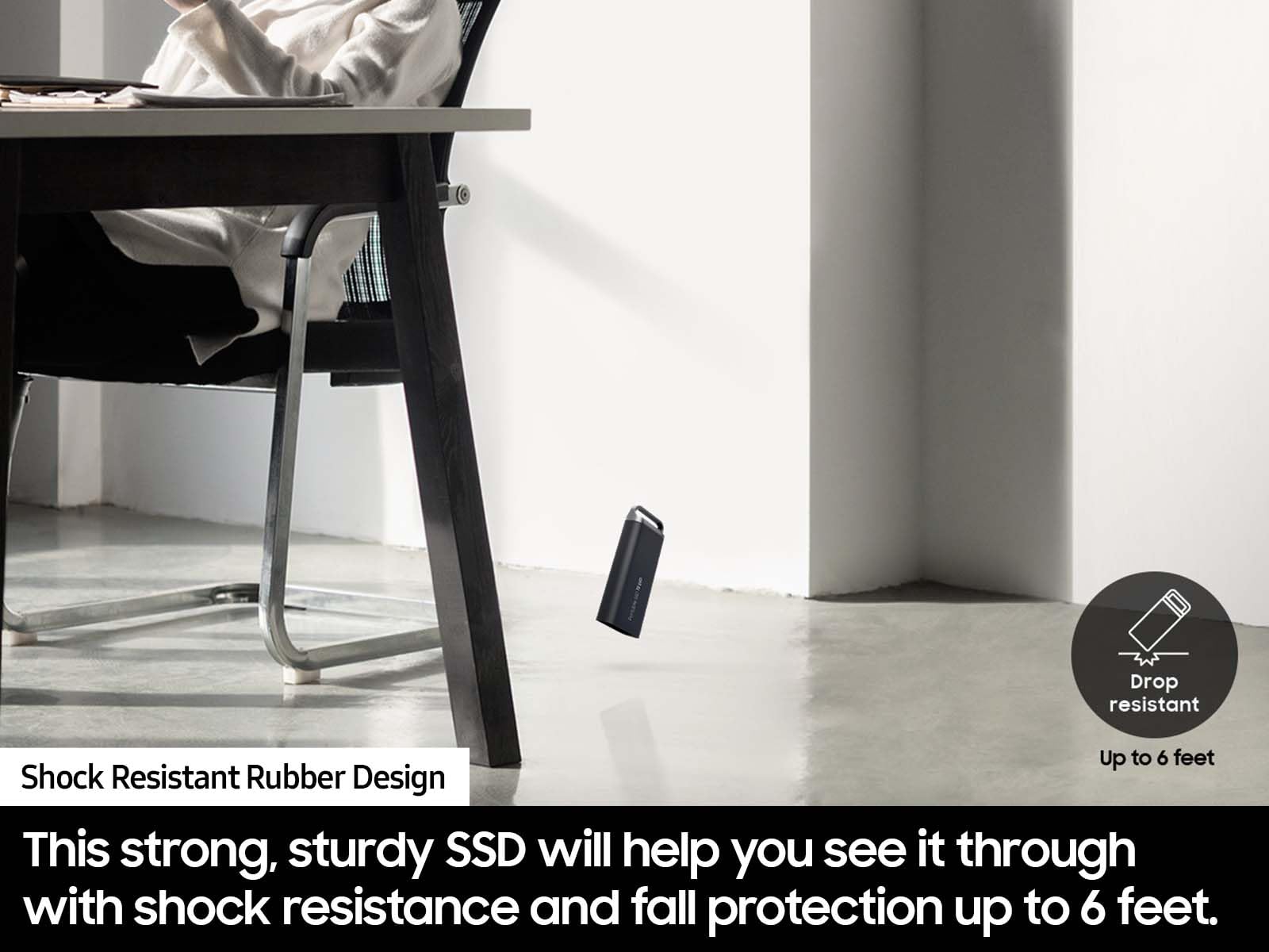SAMSUNG T5 EVO Portable SSD Black, Up to 460MB/s, USB 3.2 Gen 1, Ideal use for Gamers & Creators, External Solid State Drive (MU PH2T0S/AM)