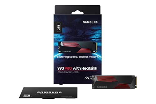 SAMSUNG 990 PRO w/Heatsink SSD Internal Solid State Hard Drive
