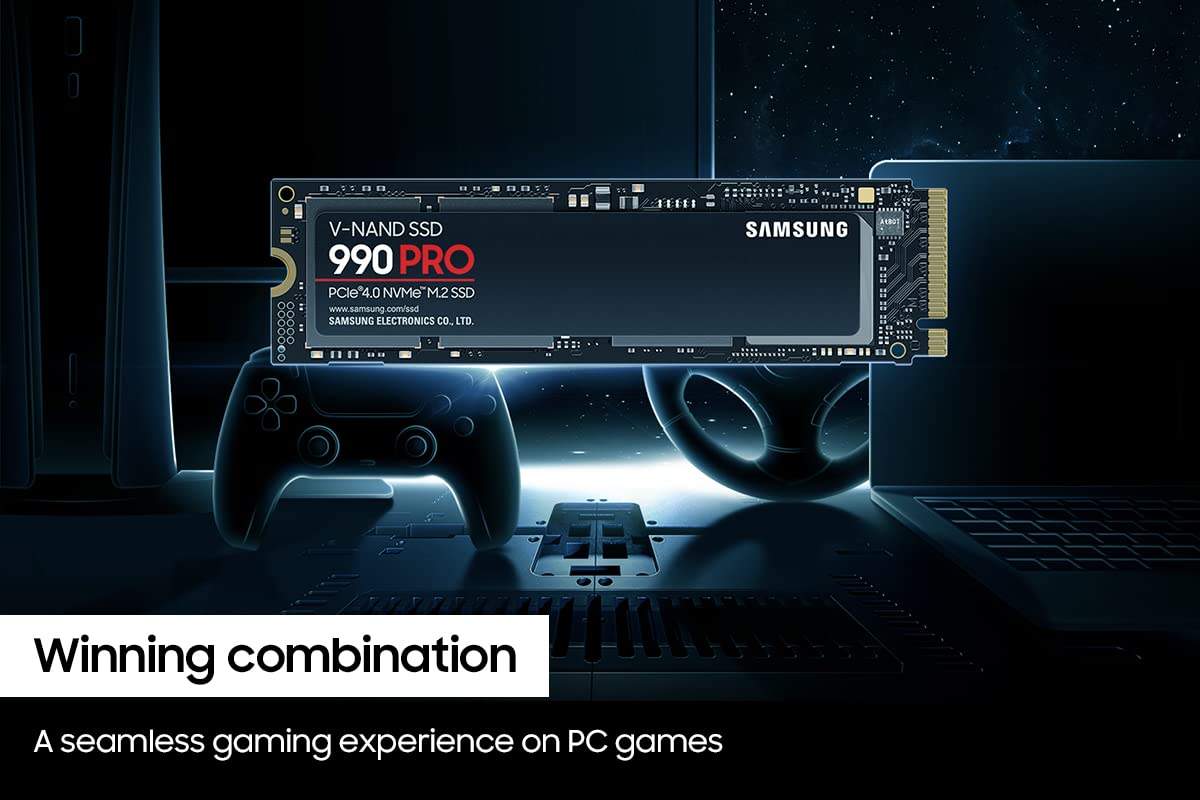 SAMSUNG 990 PRO w/Heatsink SSD Internal Solid State Hard Drive