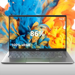 Acer Swift 3 Thin & Light Laptop | 14" Full HD IPS 100% sRGB Display | AMD Ryzen 7 5700U Octa-Core Processor | 8GB LPDDR4X | 512GB NVMe SSD | WiFi 6 | Backlit KB | FPR | Amazon Alexa | SF314-43-R2YY