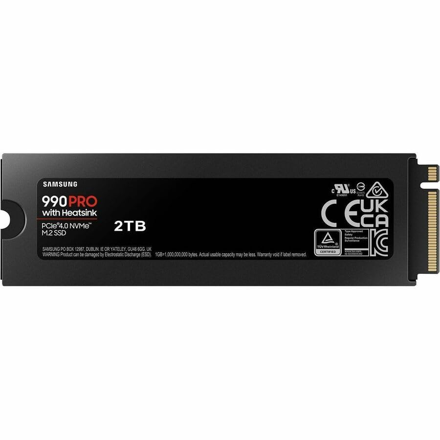 SAMSUNG 990 PRO w/Heatsink SSD Internal Solid State Hard Drive