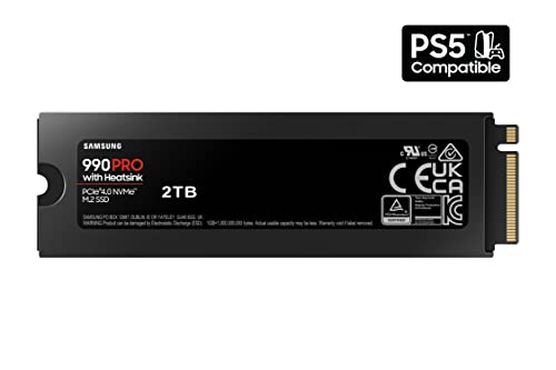 SAMSUNG 990 PRO w/Heatsink SSD Internal Solid State Hard Drive