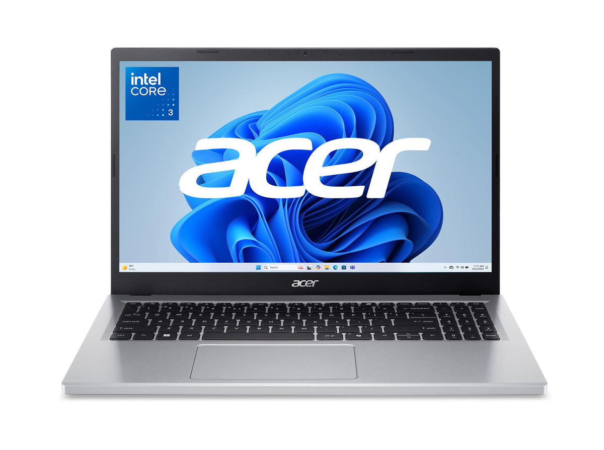 Acer Aspire Go 15 AI Ready Laptop | 15.6" FHD (1920 x 1080) IPS Display | Intel Core 3 Processor N355 | Intel Graphics | 8GB DDR5 | 128GB UFS | Wi-Fi 6 | Windows 11 Home in S Mode | AG15-32P-352Z