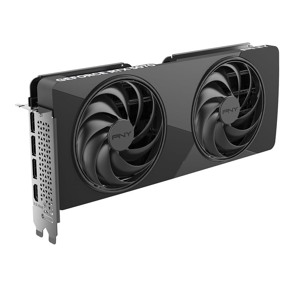 PNY NVIDIA GeForce RTX™ 5070 Epic-X™ ARGB OC Triple Fan, Graphics Card,Blackwell Architecture, DLSS 4